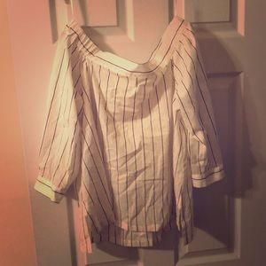 Off the shoulder blouse